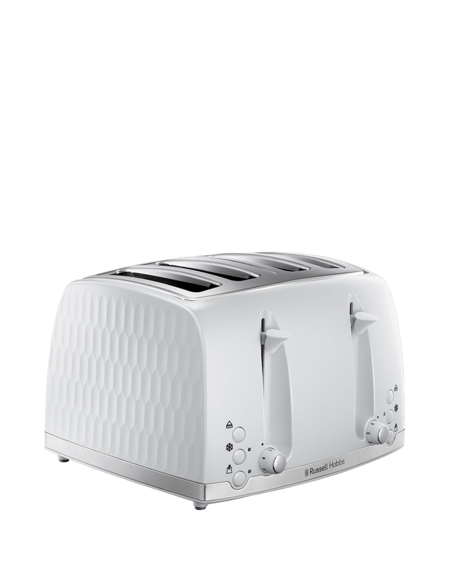New In - Russell Hobbs Honeycomb 4 Slice Toaster