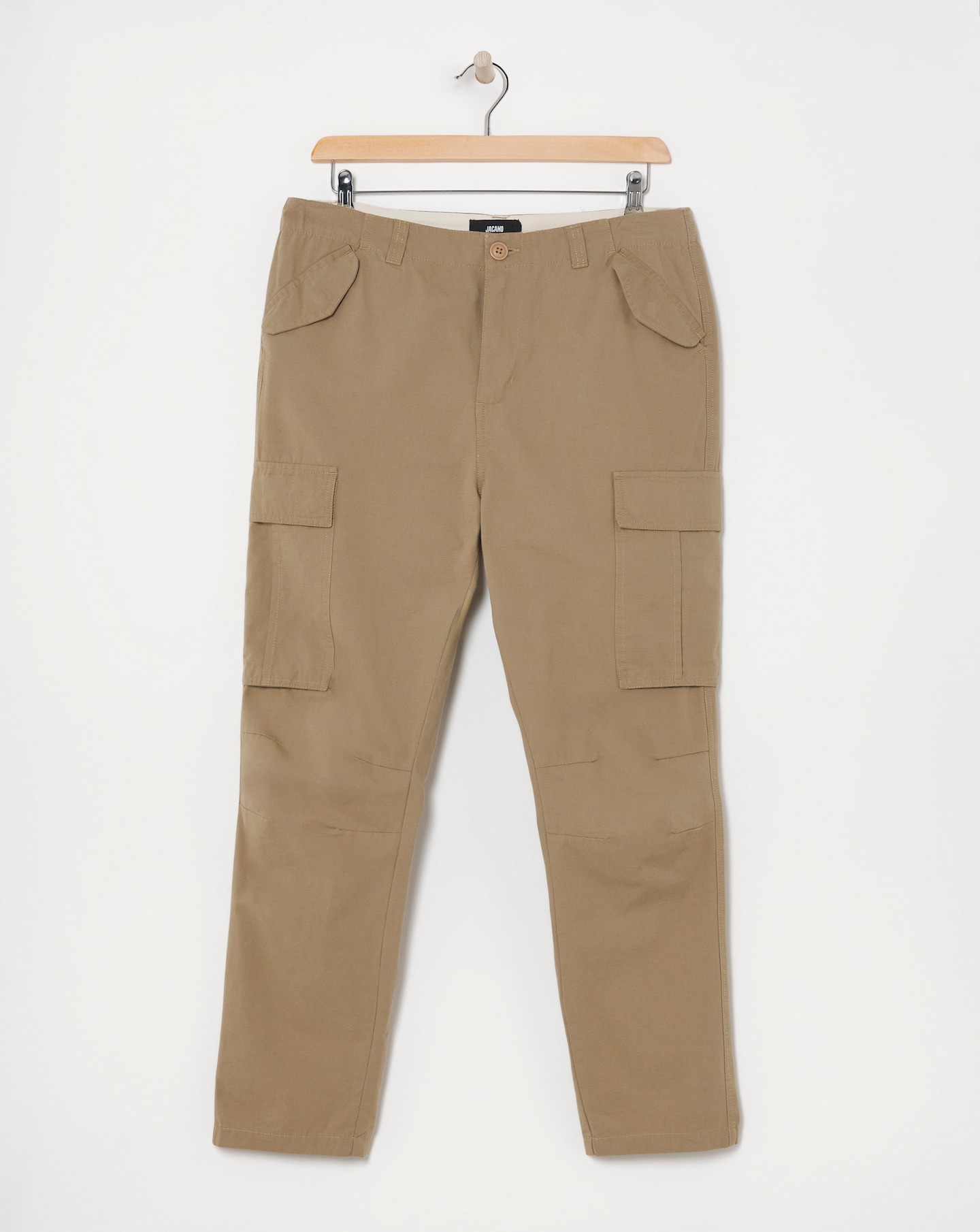 Relaxed Tapered Ripstop Cargo Trouser