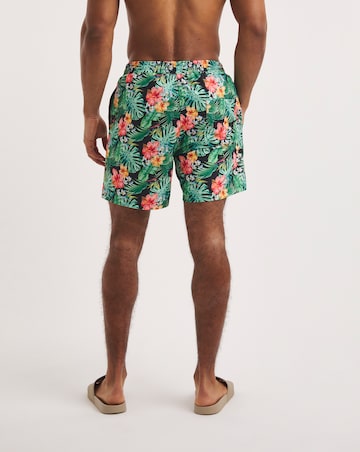Tropical Print Swim Short