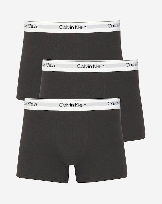 Calvin Klein Black 3 Pack B&T Stretch Trunk