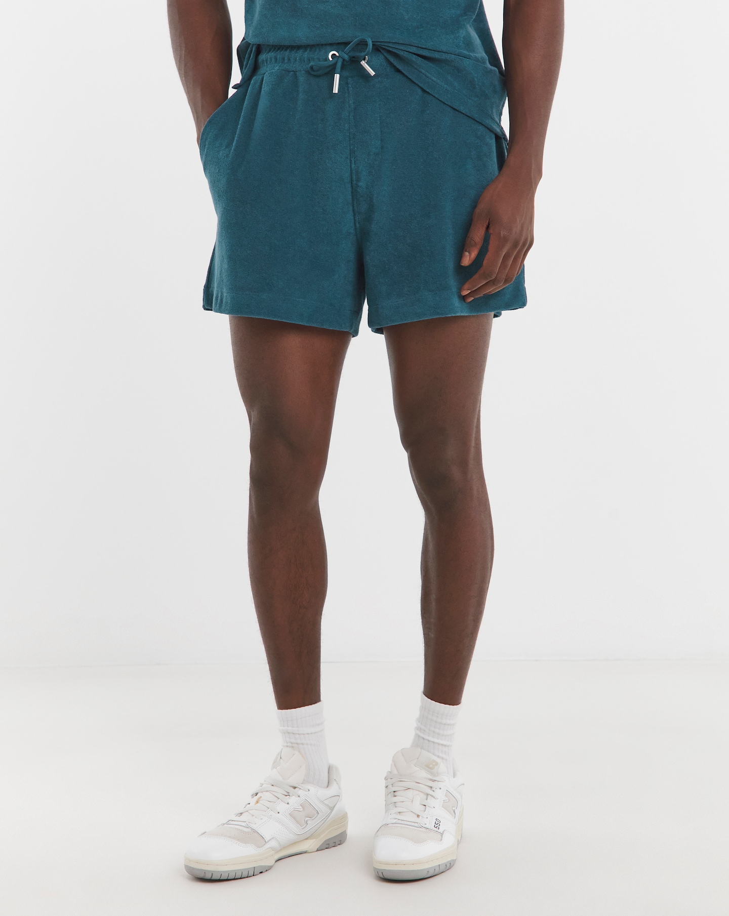 Calvin Klein Towelling Shorts Blue