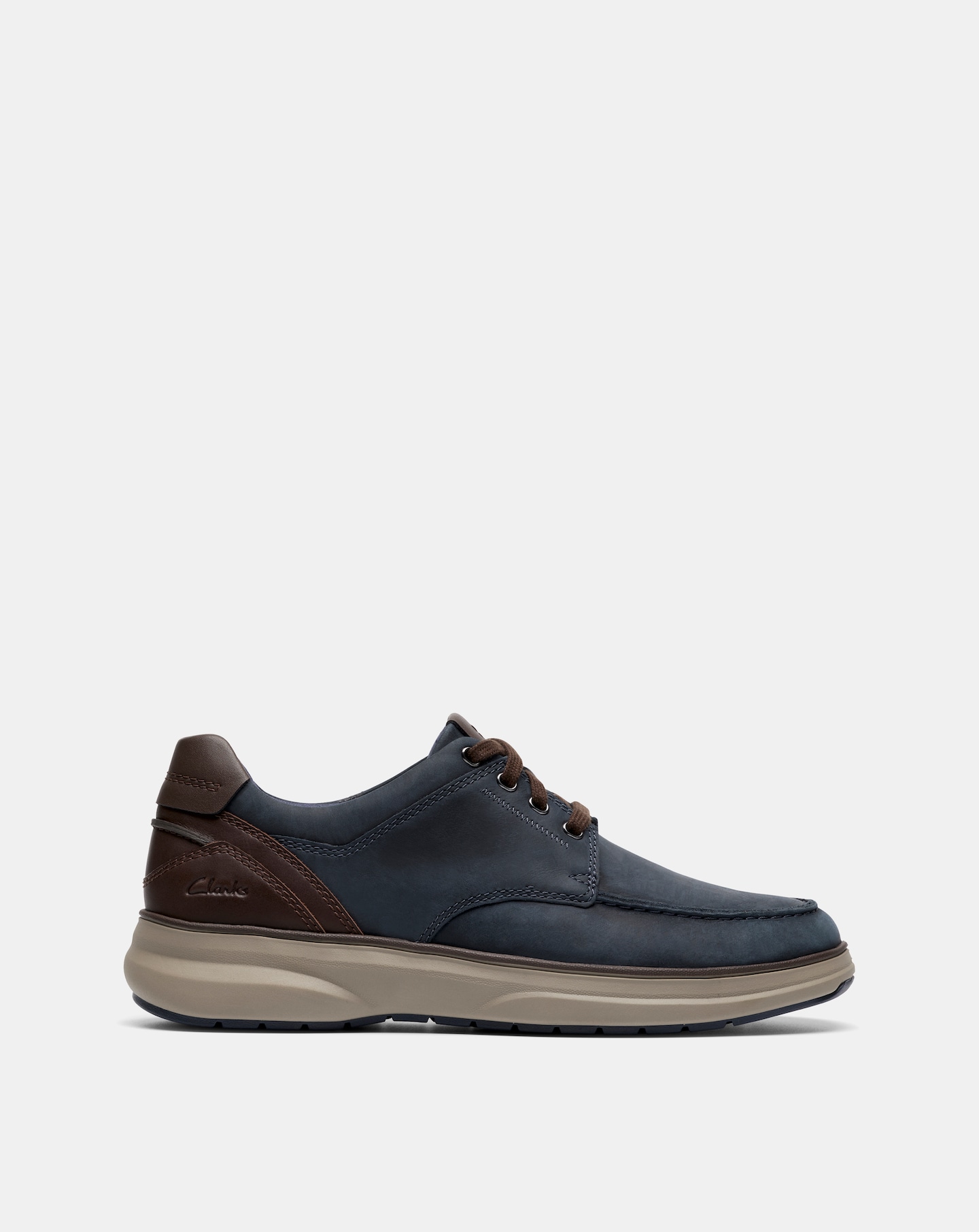 New In - Clarks Mullan Moc Shoes Wide Fit