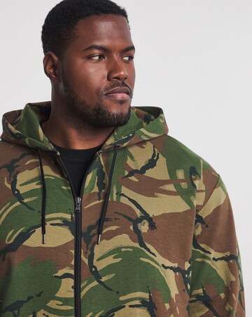 Polo Ralph Lauren Camo Zip Through Hoodie | Jacamo