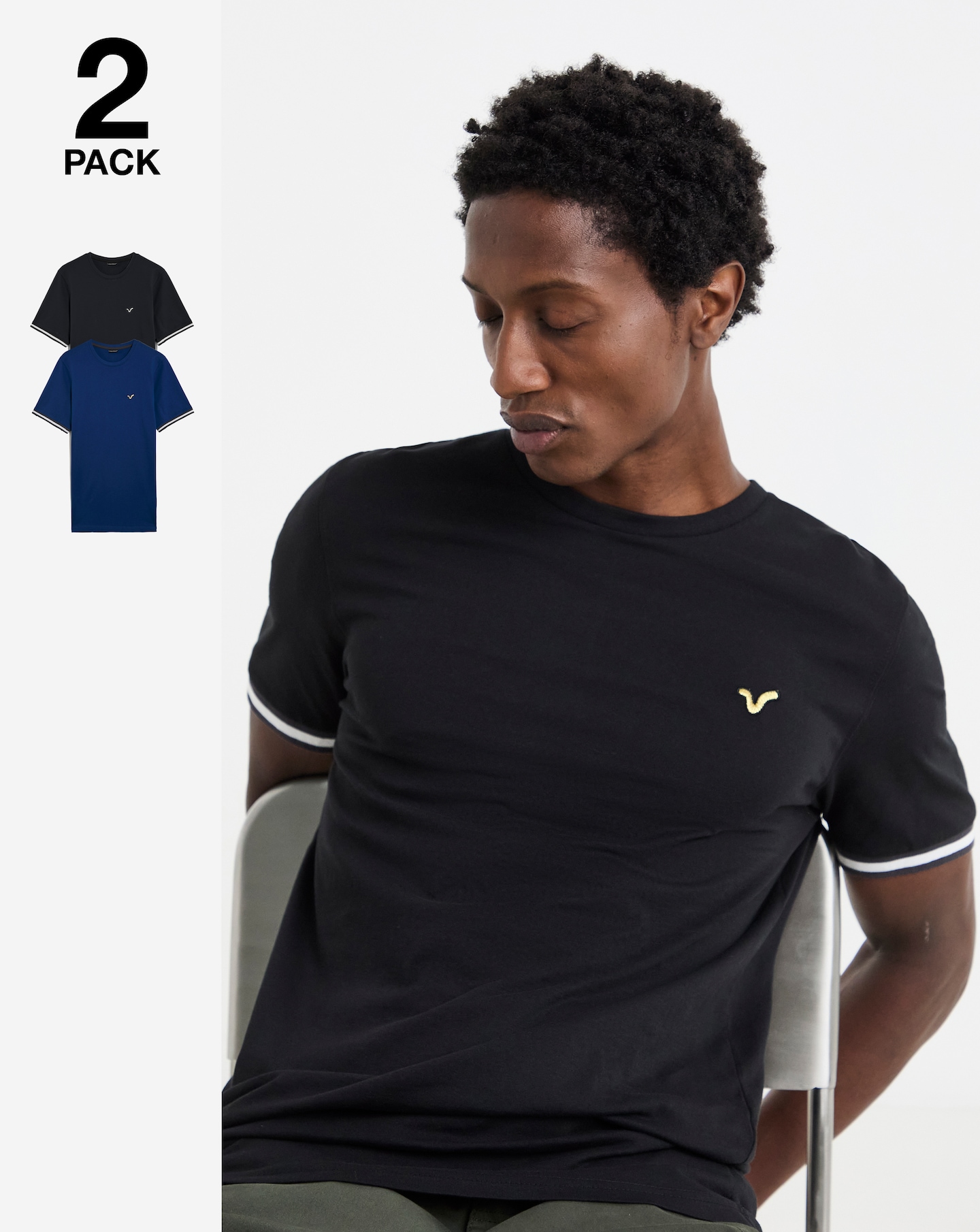 Voi Storm 2 Pack T-Shirt Long Length