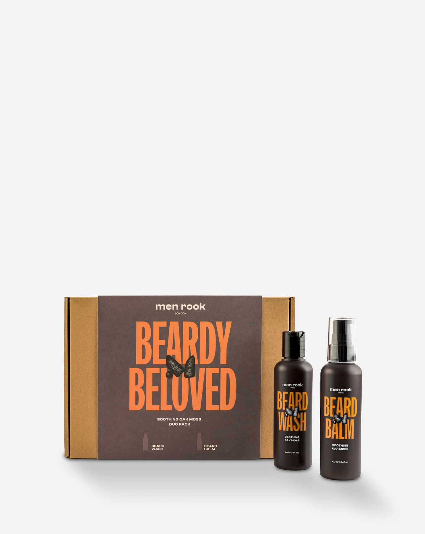 Men Rock Beard Duo Kit- Oak Moss
