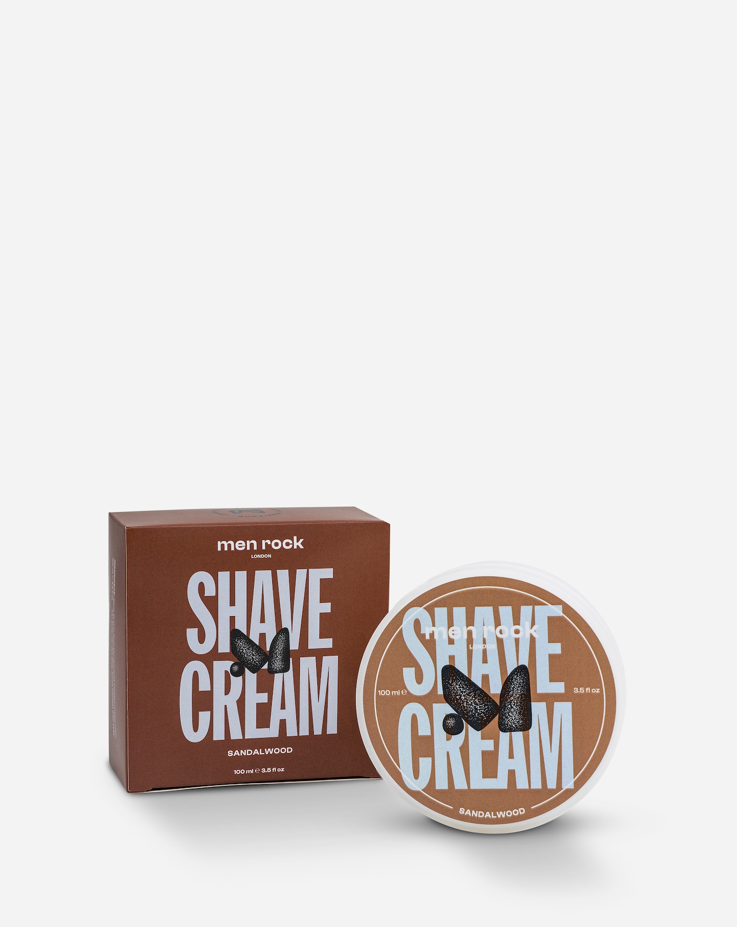 Men Rock Shave Cream - Sandalwood