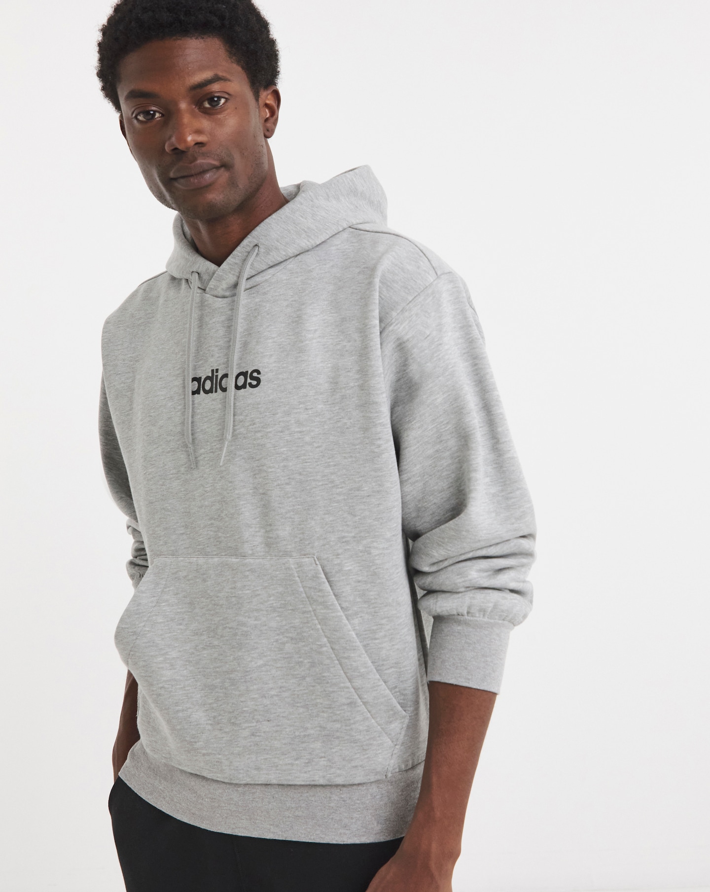 adidas Linear Logo Fleece Hoodie