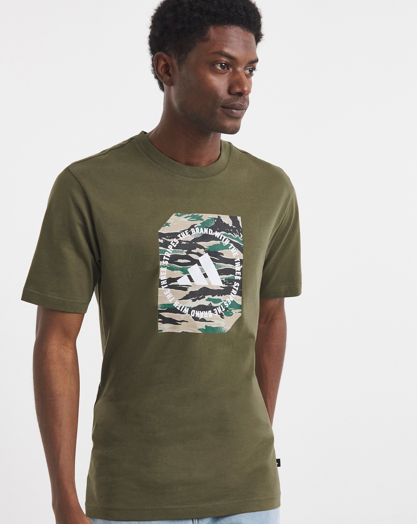 adidas Camo Box Logo T-Shirt