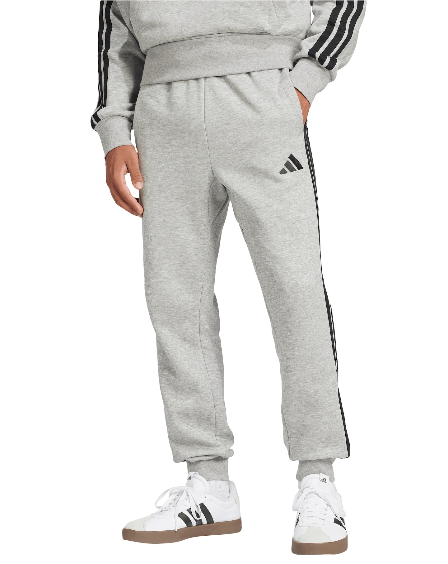 New In - adidas 3 Stripes Fleece Joggers