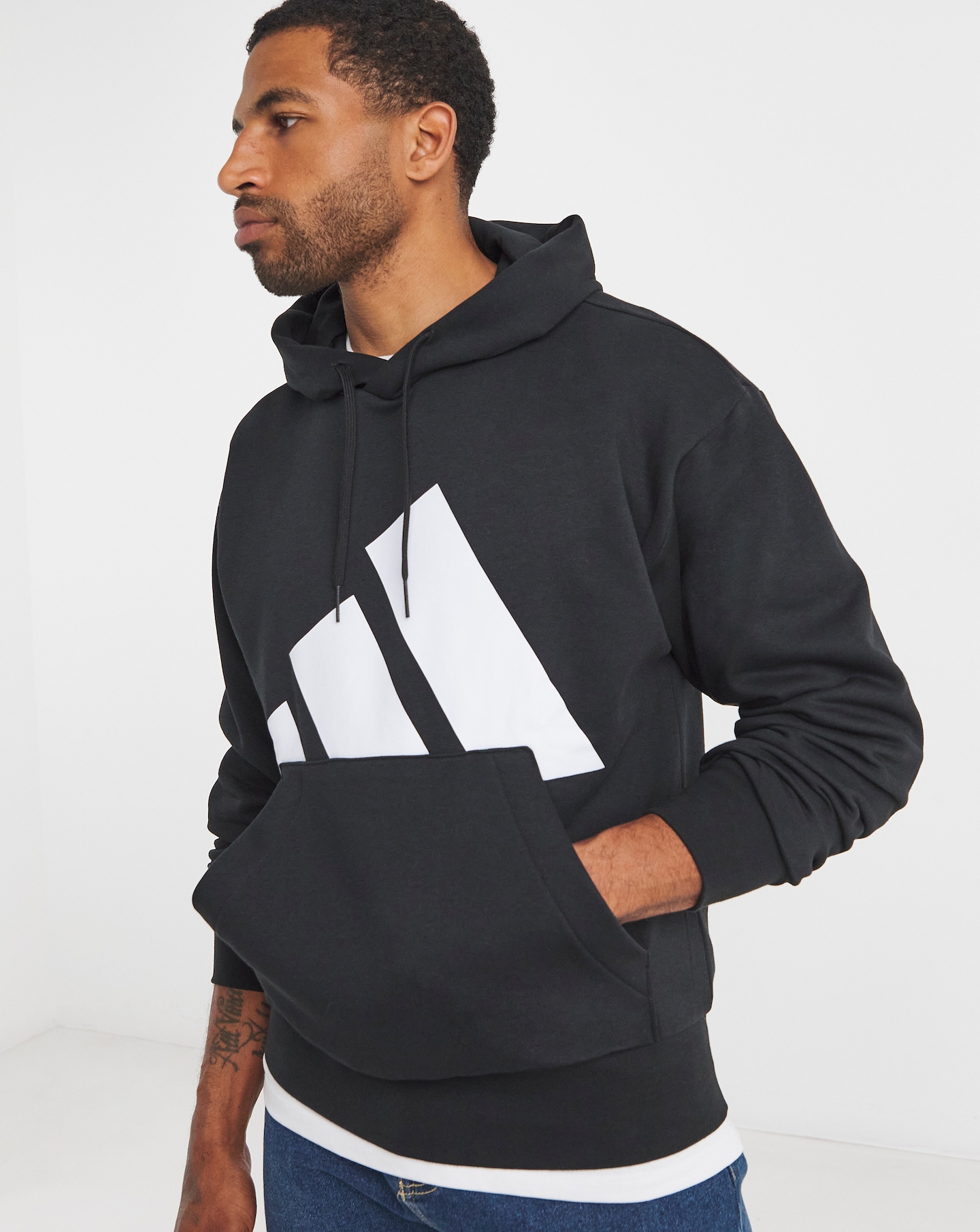 adidas Big Logo Fleece Hoodie