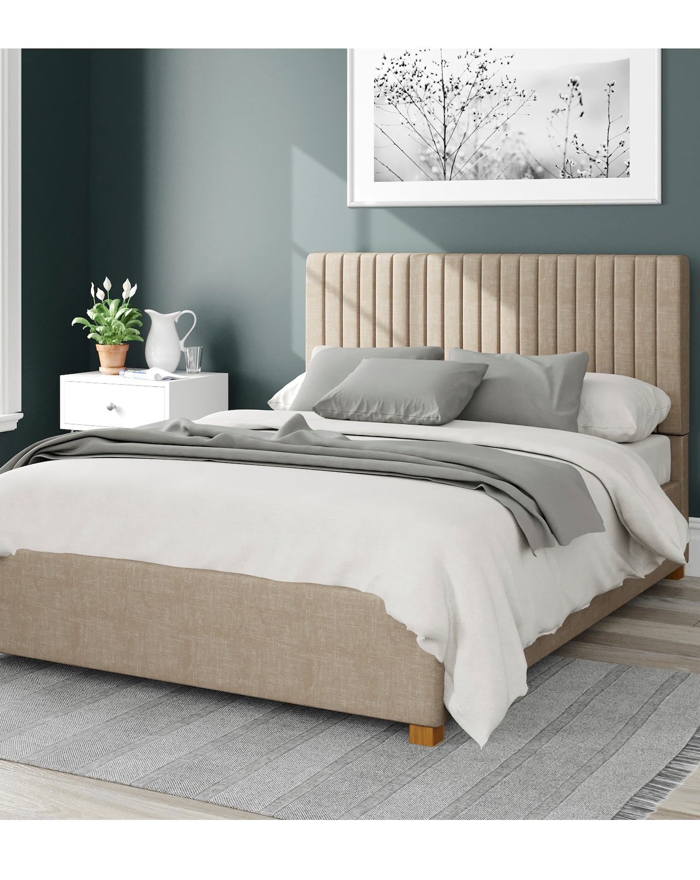 New In - Aspire Grant Woven Ottoman Bed
