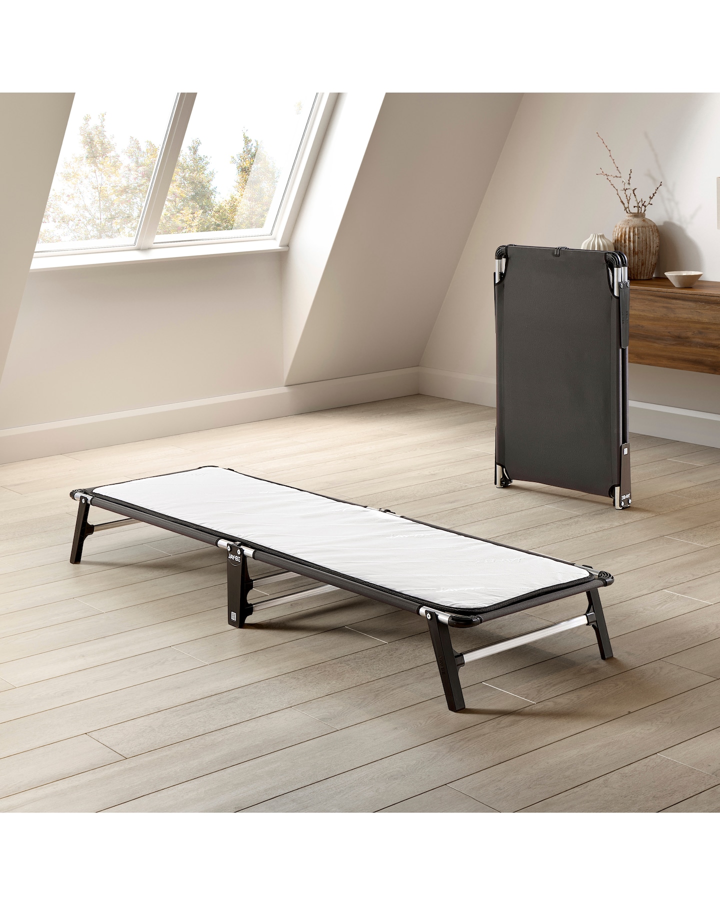 New In - Jay-Be Lite Folding Bed with Mattress