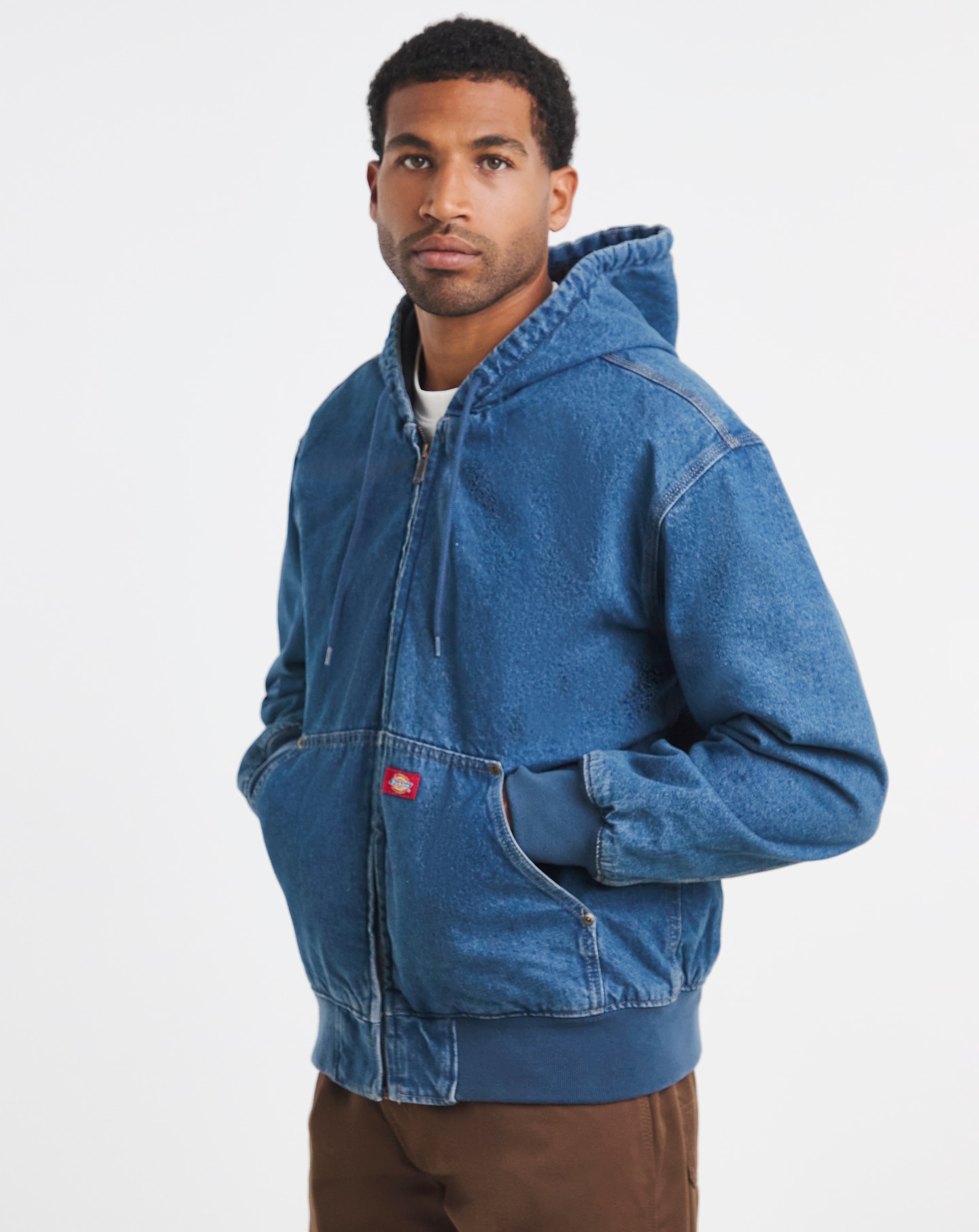 Dickies Lined Denim Hooded Bomber