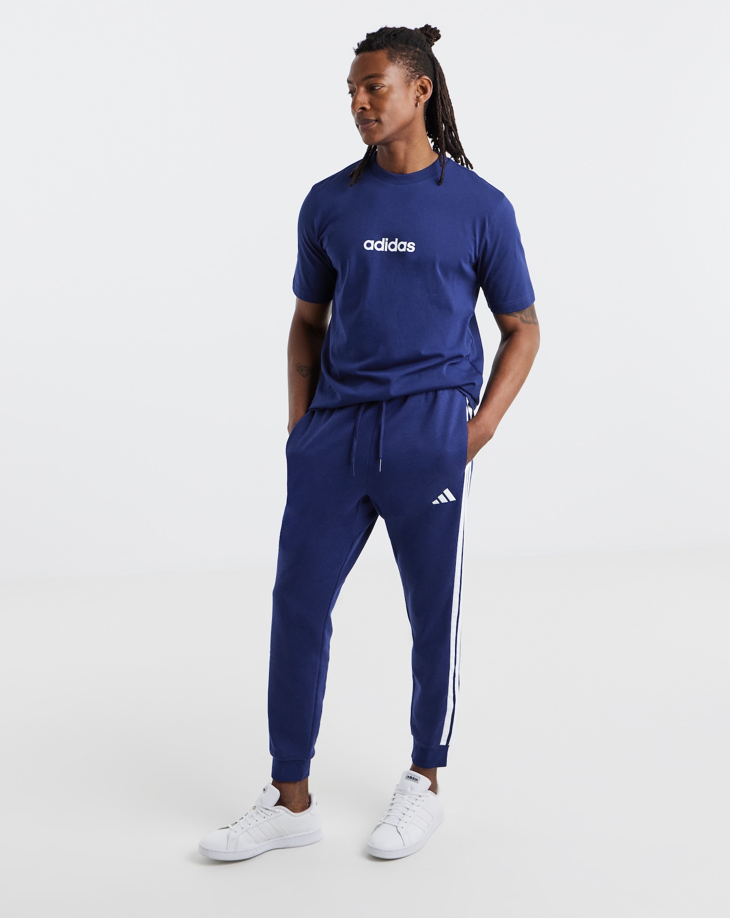 adidas 3 Stripes Fleece Pants