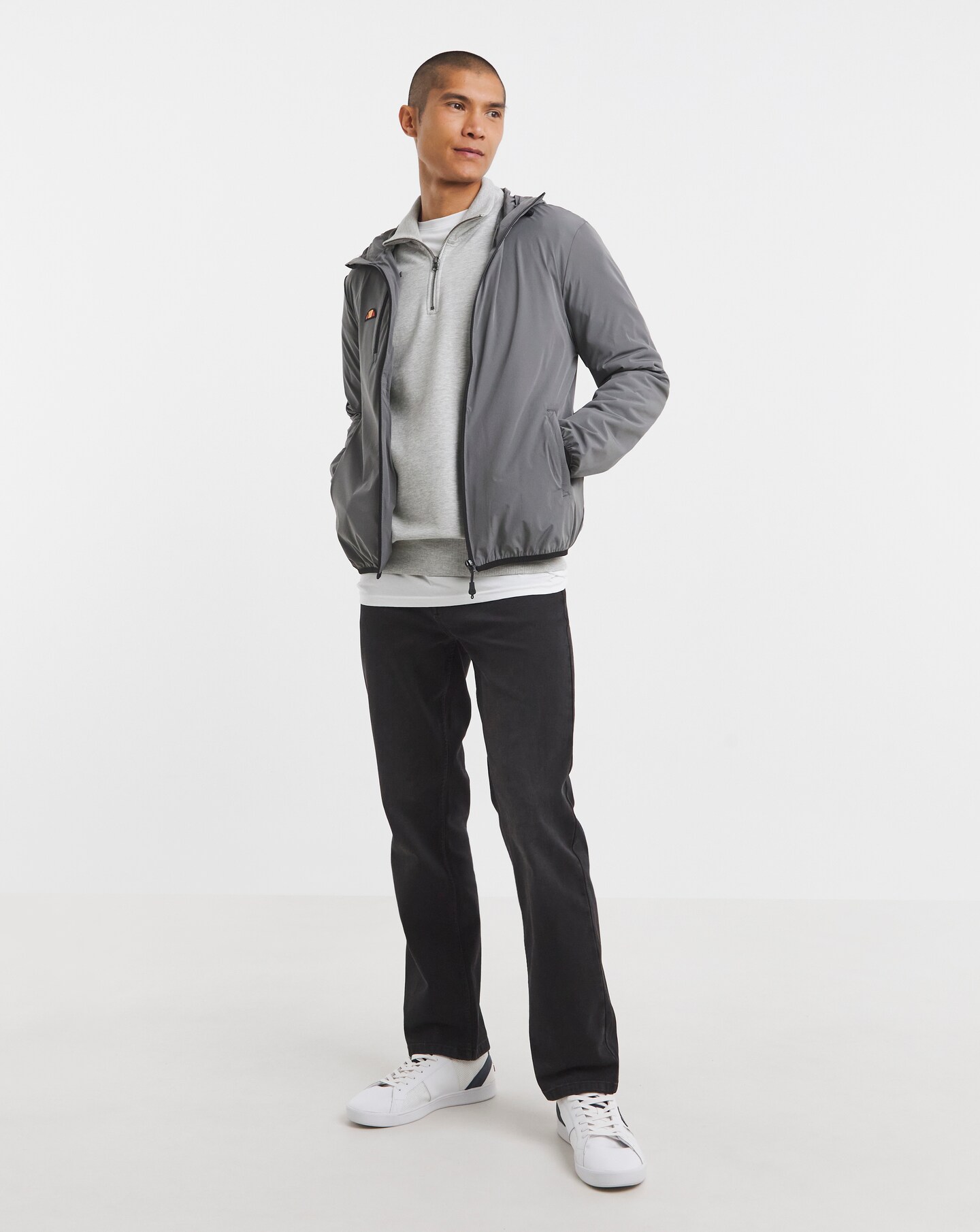 ellesse ジップアップジャケット L グレー ellesse Losali Jacket | Jacamo