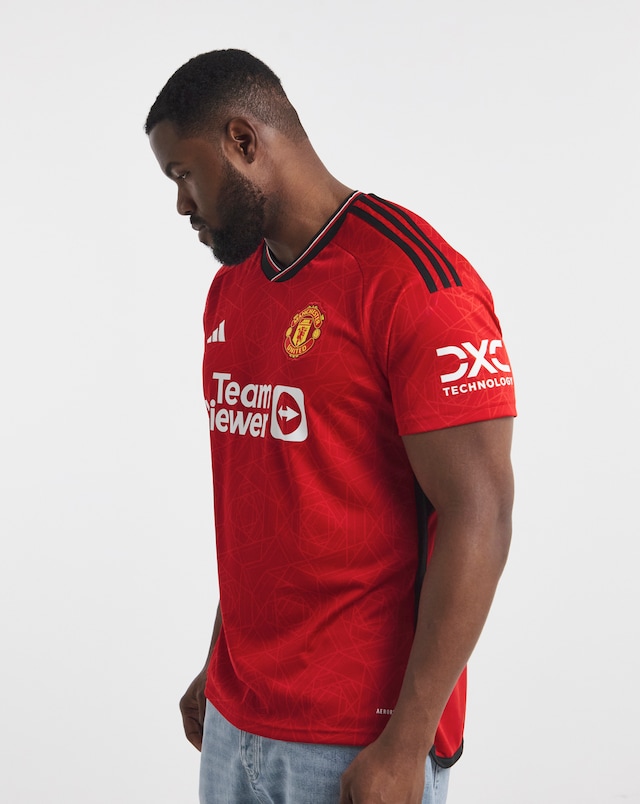 adidas MUFC 2023/24 SS Home Jersey - Glory Red/Mufc Red