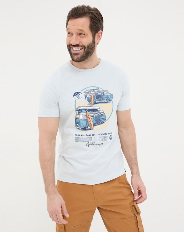 FatFace Volkswage Catch The Waves Tshirt
