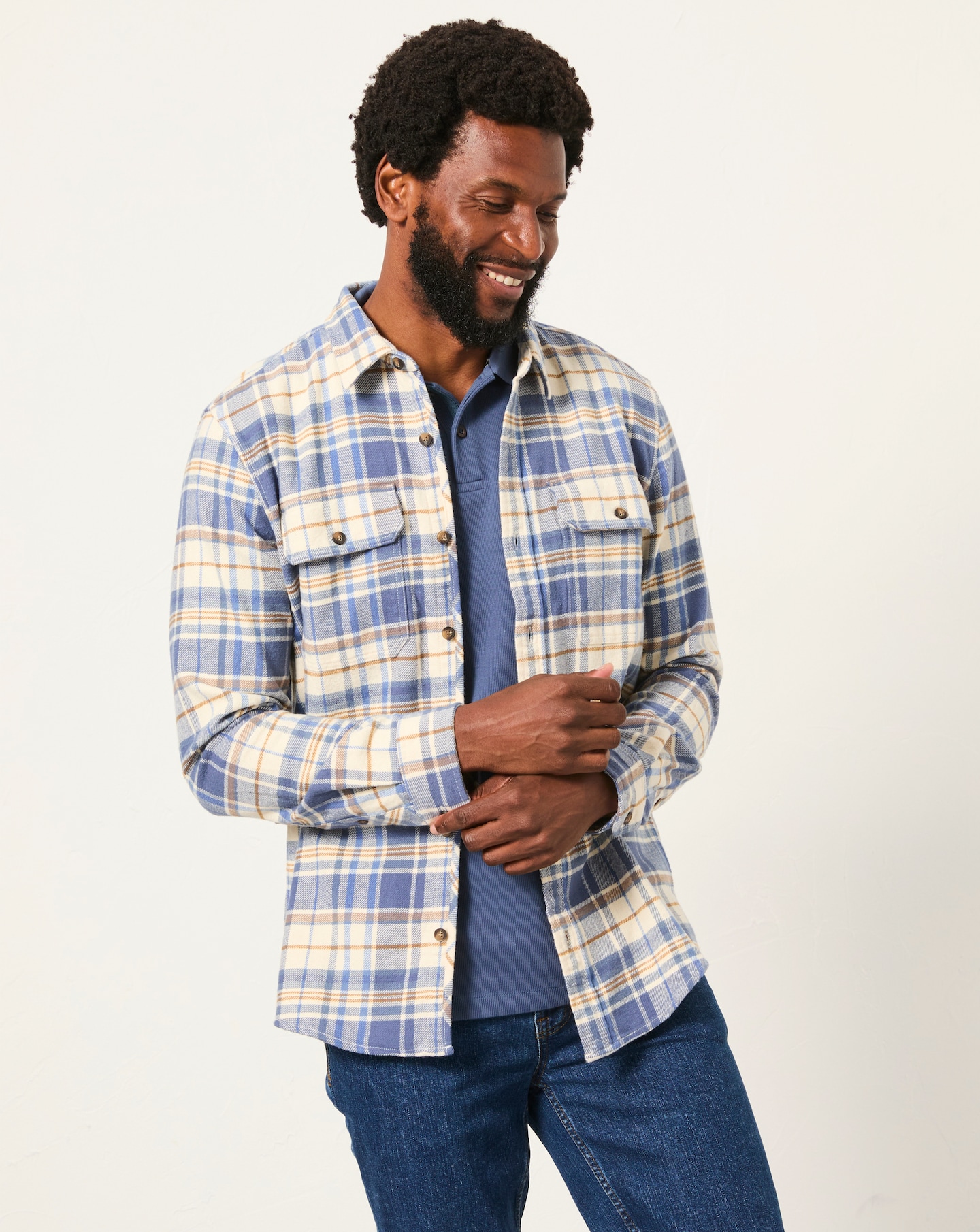 New In - FatFace Alner Check Long Sleeve Shirt
