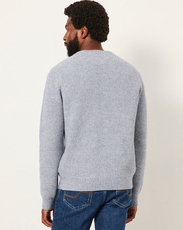 FatFace Bourton Knitted Jumper (Regular & Tall) - Light Blue
