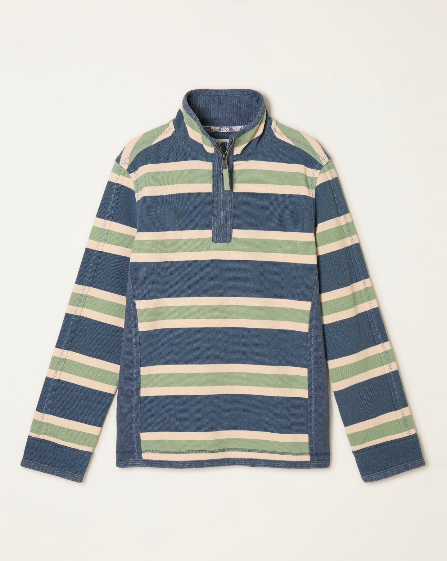New In - FatFace All Over Stripe Sweatshirt