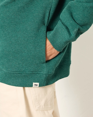 FatFace Brooke Overhead Stripe Sweatshirt (Regular & Tall) - Jade