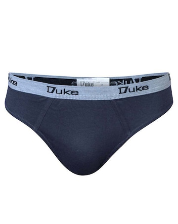 D555 Big & Tall Brief Pack of 3 Cotton Brief - (Black/Grey/Navy)
