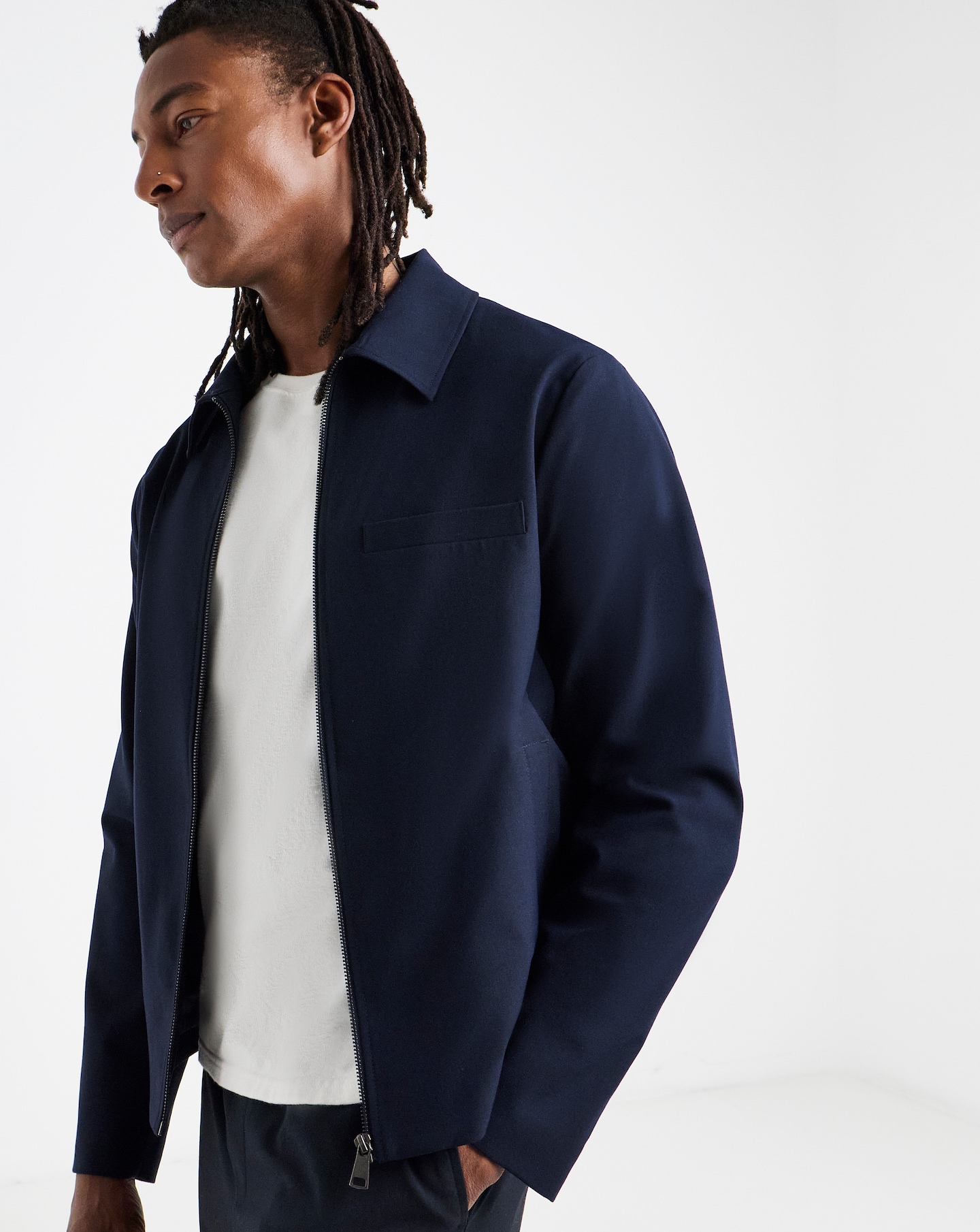 New In - Tailored Zip Harrington