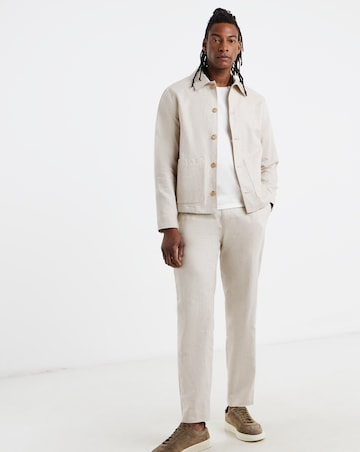 Button Through Tailored Patch Pocket Jacket