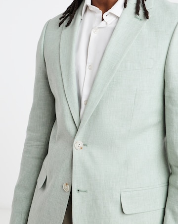 Light Green Linen Blazer