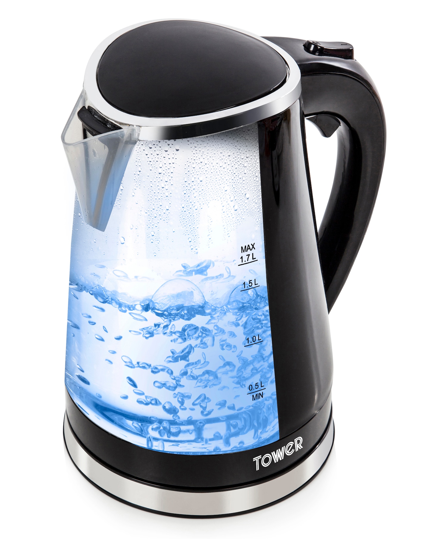 Tower LED Colour Changing Kettle