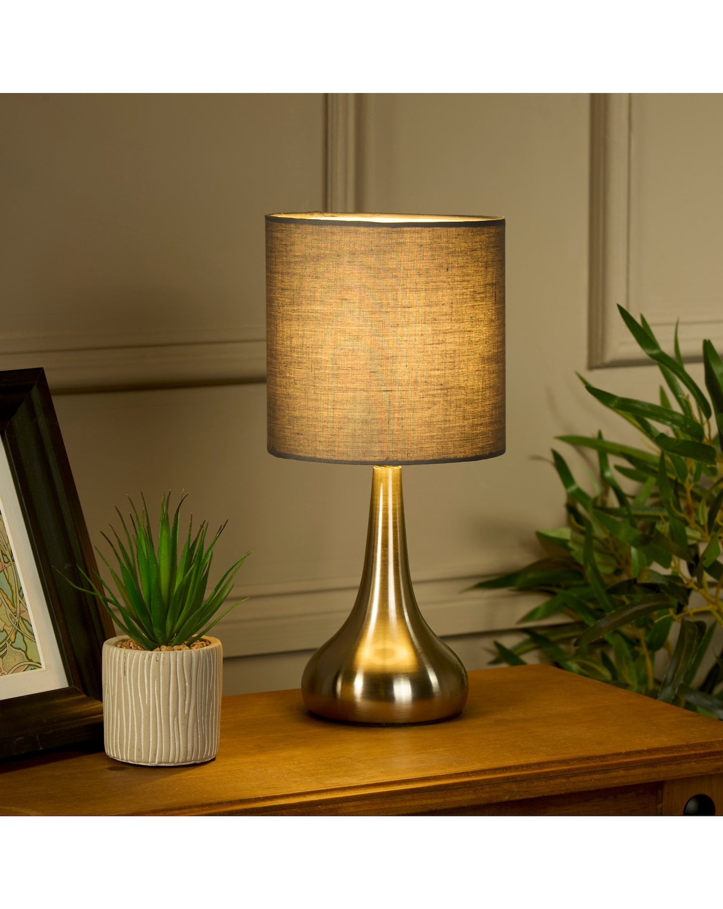 New In - Chrome Touch Table Lamp