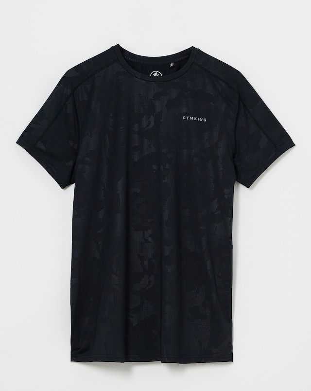 Gym King Debossed Camo T-Shirt