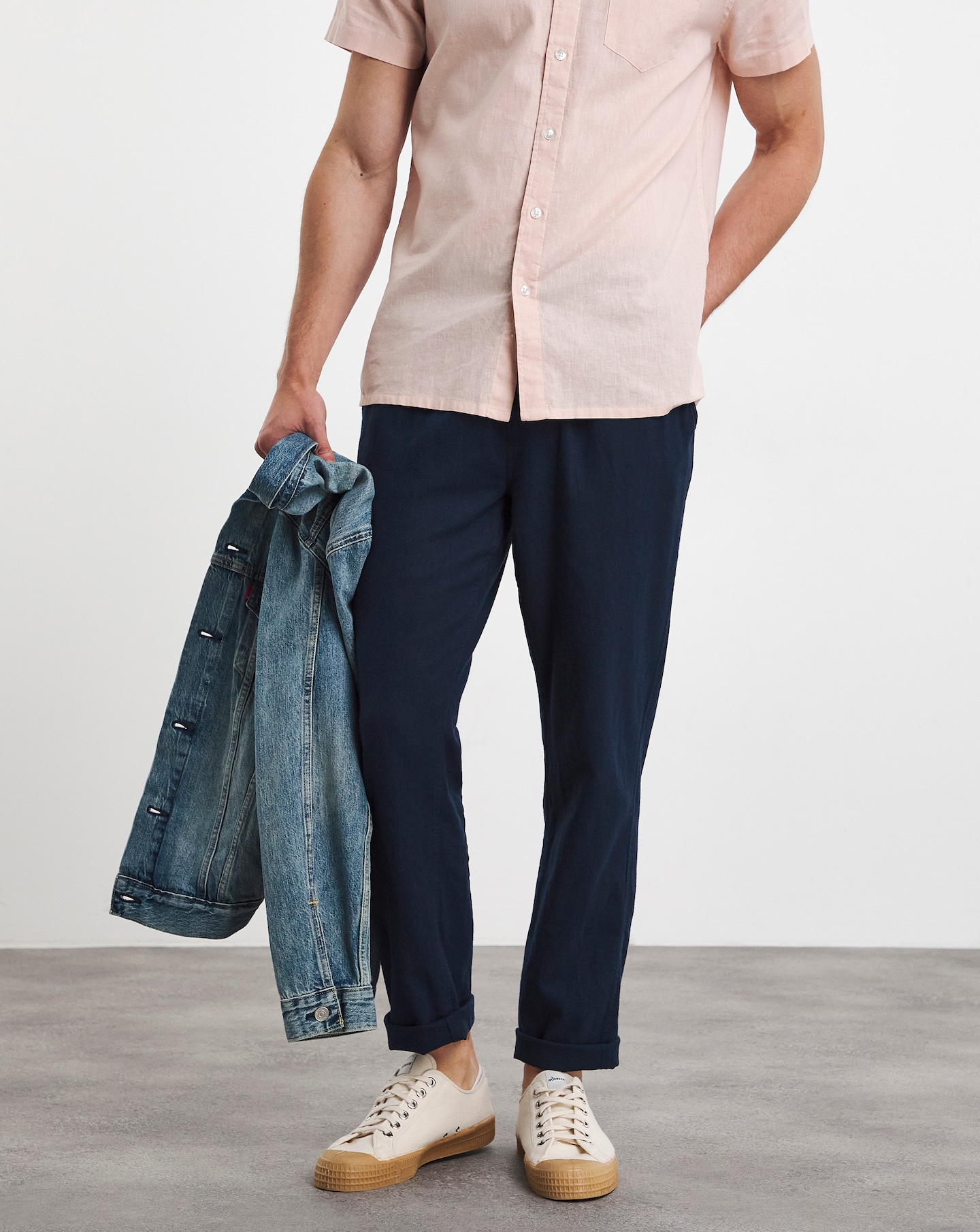 Linen Straight Fit Trouser