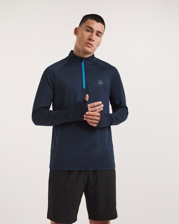 Jacamo Active Contrast 1/4 Zip Tracktop