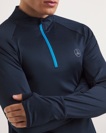 Jacamo Active Contrast 1/4 Zip Tracktop