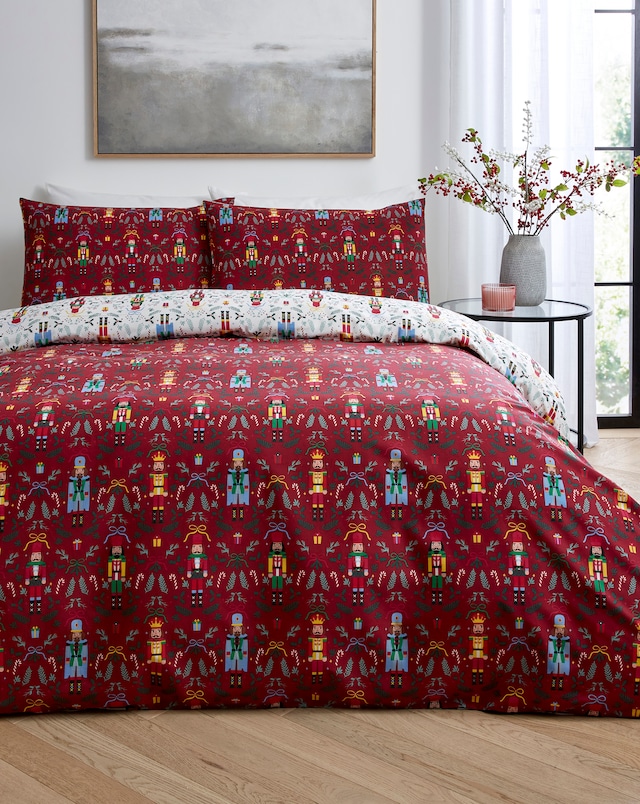 Nutcracker Cotton Blend Duvet Cover Set