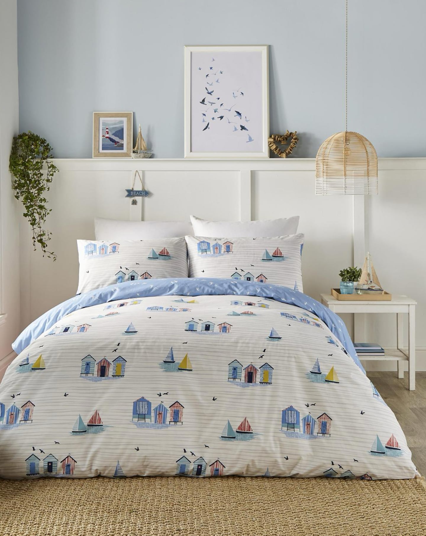 New In - Fusion Beach Huts Duvet Cover Set