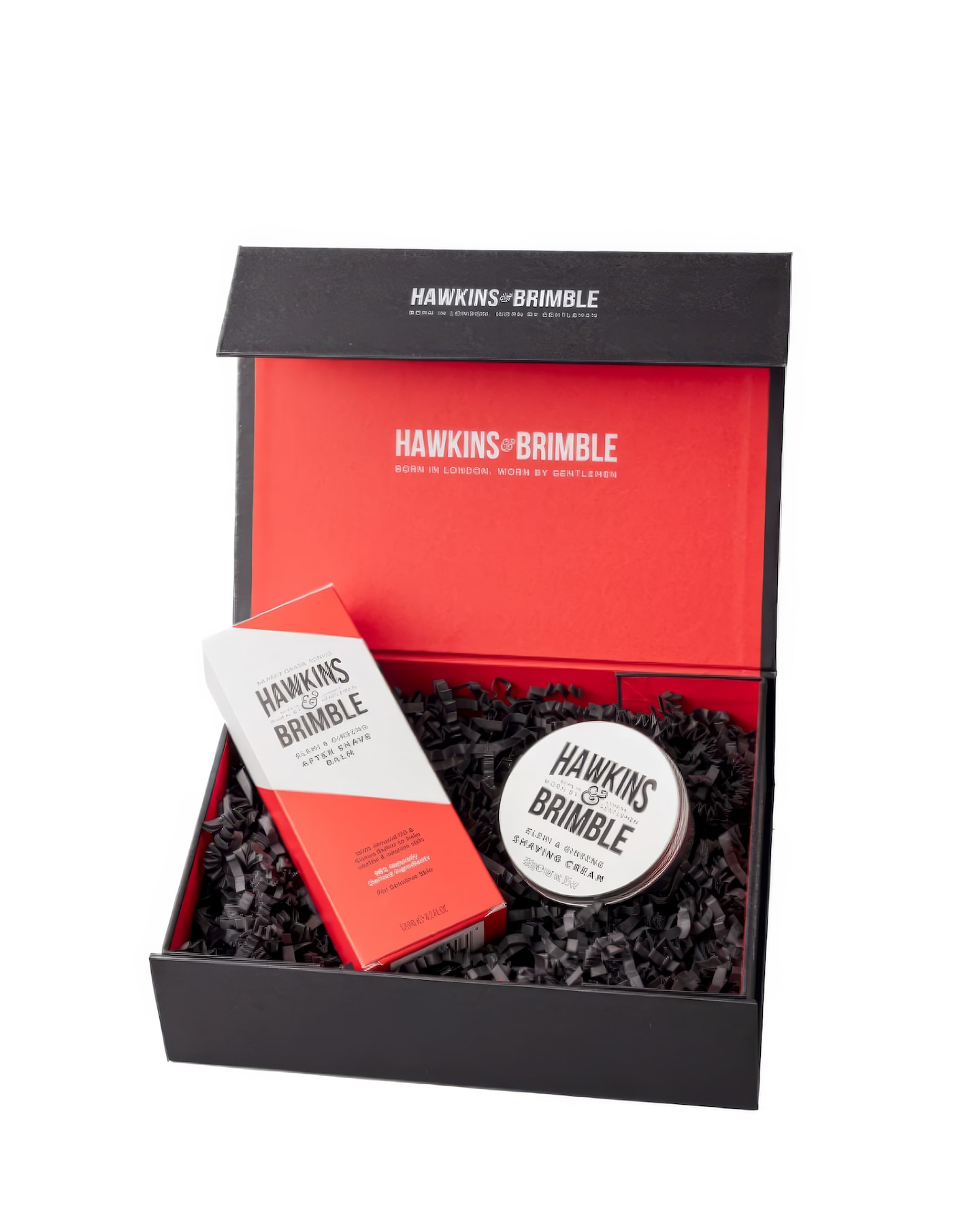 HAWKINS & BRIMBLE SHAVING GIFT SET BOX