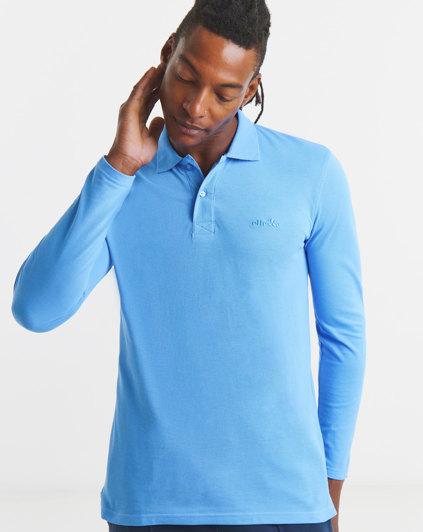 New In - ellesse Nerola Long Sleeve Polo