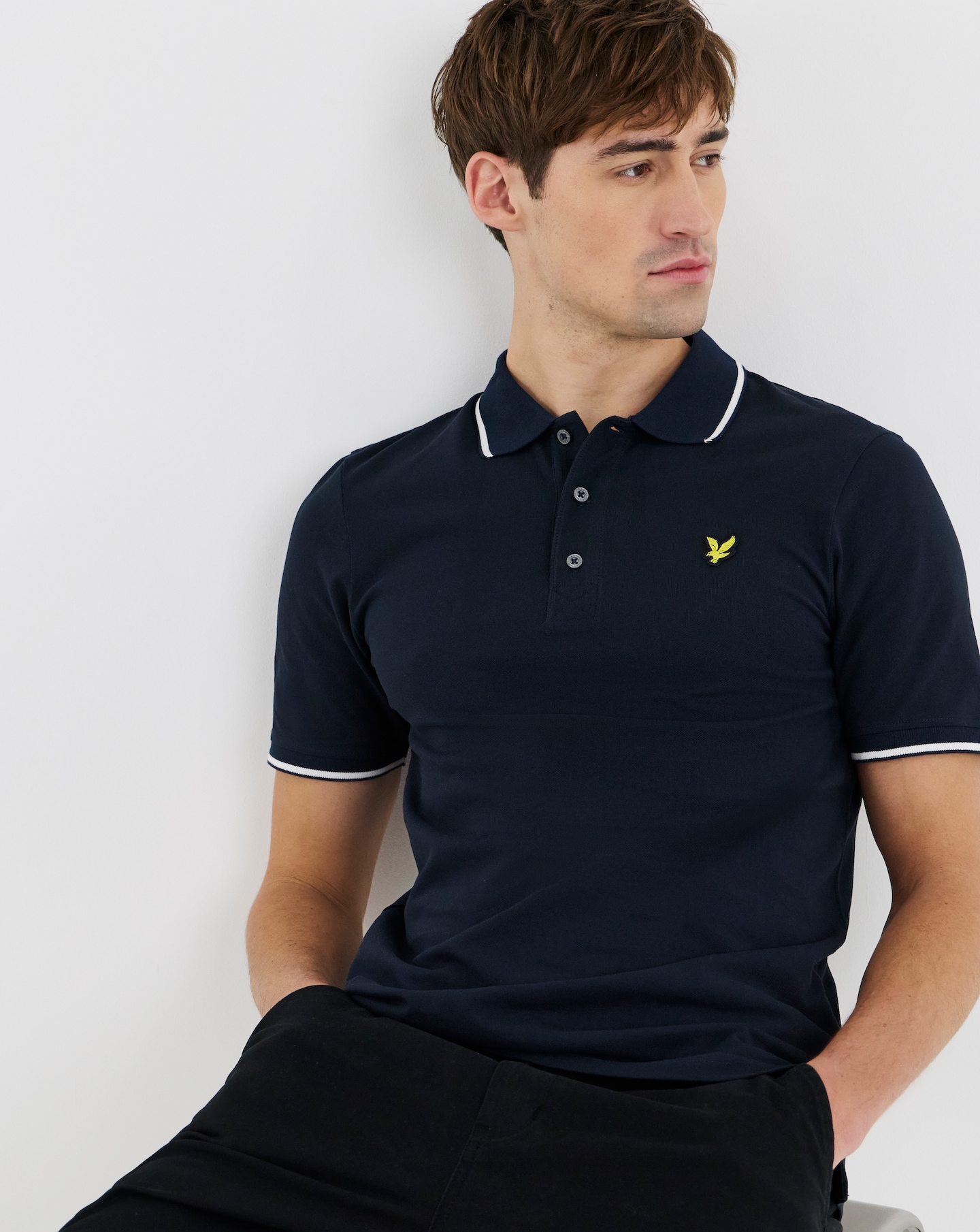 Lyle & Scott Short Sleeve Tipped Polo