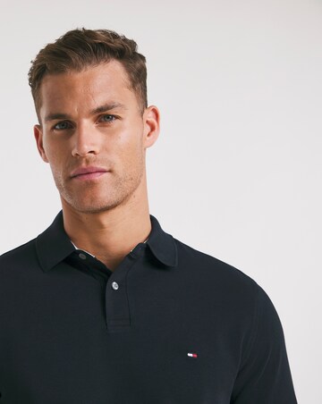 Tommy Hilfiger Navy Long Sleeve 1985 Regular Fit Polo