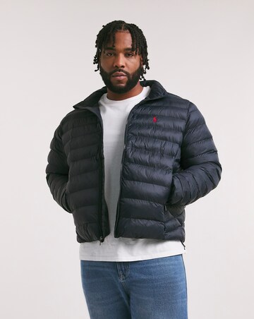 Polo Ralph Lauren Navy Packable Padded Jacket | Jacamo