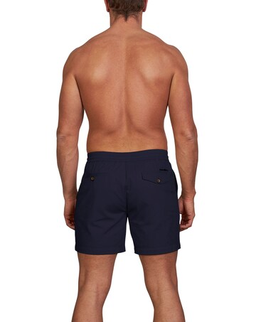 Raging Bull Stretch Chino Shorts Navy Jacamo