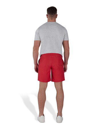Raging Bull Pattern Swim Short Red