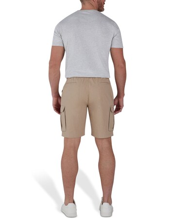 Raging Bull Stretch Cargo Shorts Tan