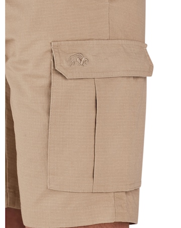 Raging Bull Stretch Cargo Shorts Tan
