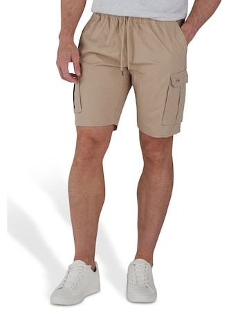 Raging Bull Stretch Cargo Shorts Tan