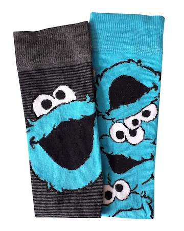 Cookie Elmo 4pk Socks