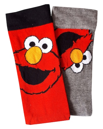 Cookie Elmo 4pk Socks