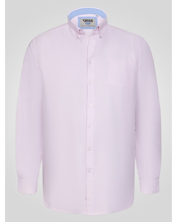 D555 Richard-PINK Basic Oxford Long Sleeve Shirt